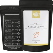 Żółta herbata liściasta z wiśnią i żółtymi pąkami róży 50 g - Golden Cherry