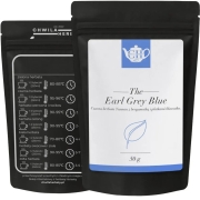 Niebieska czarna herbata liściasta z bergamotką i płatkami bławatka 50 g - Earl Grey Blue