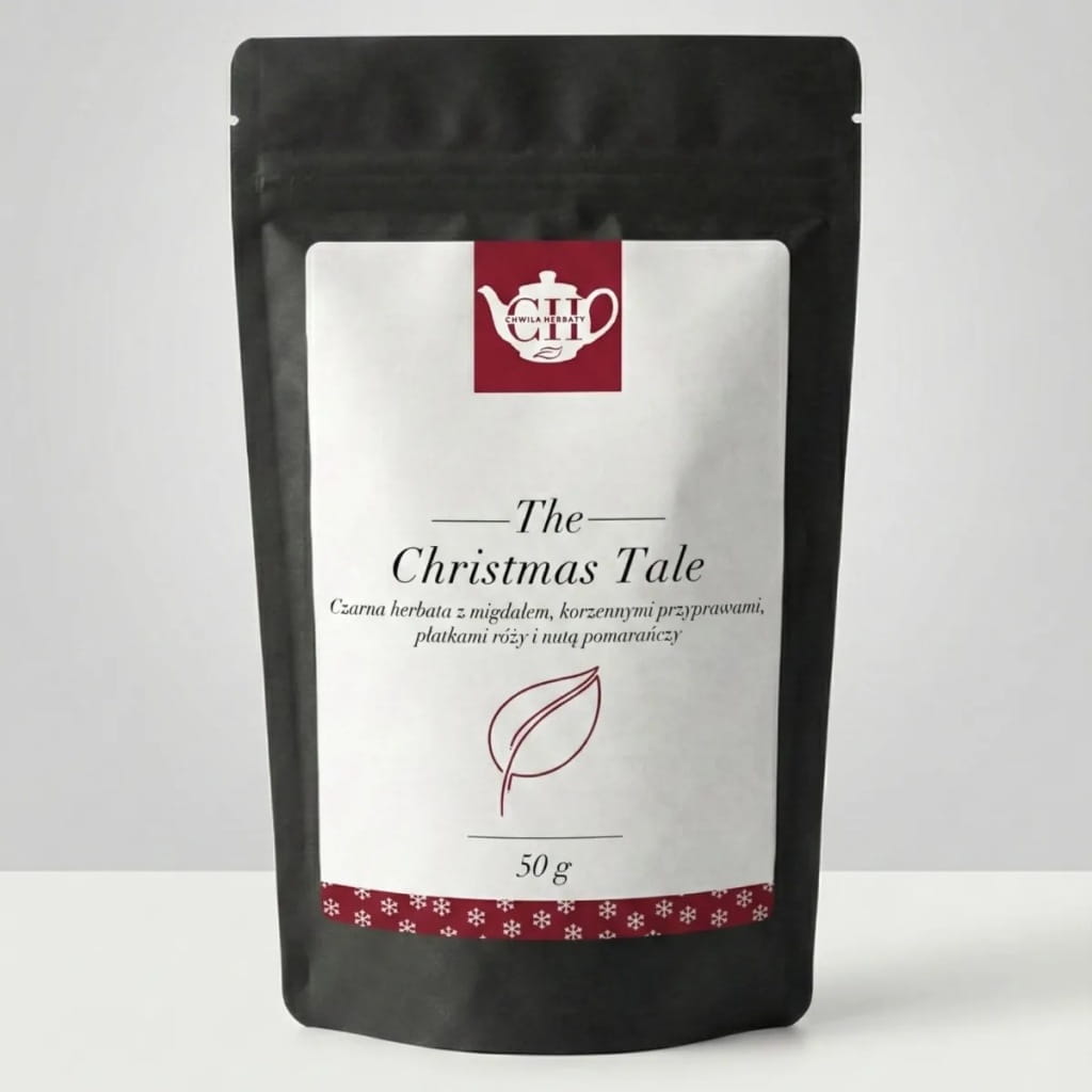 Korzenna czarna herbata liściasta z migdałem, goździkiem i pomarańczą 50 g - Christmas Tale