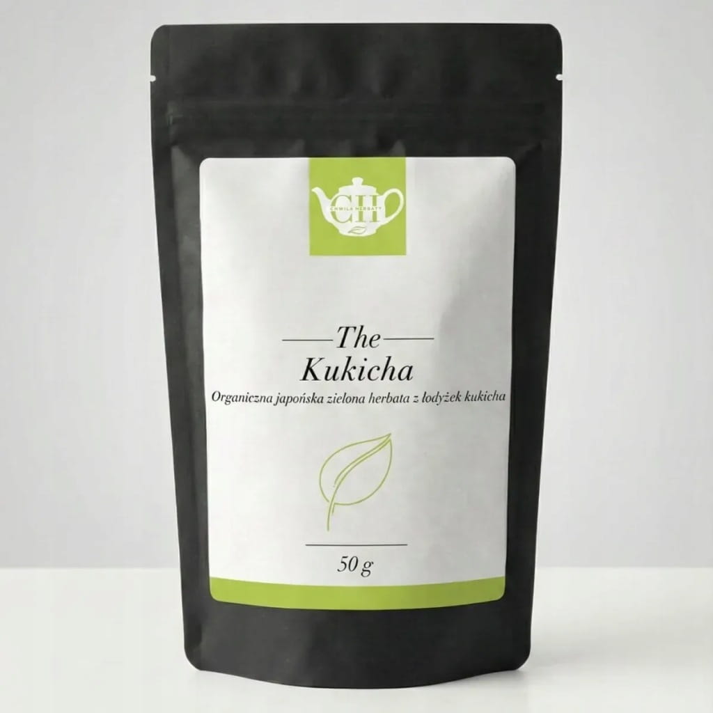 Organiczna japońska zielona herbata z łodyżek Kukicha gyokuro 50 g