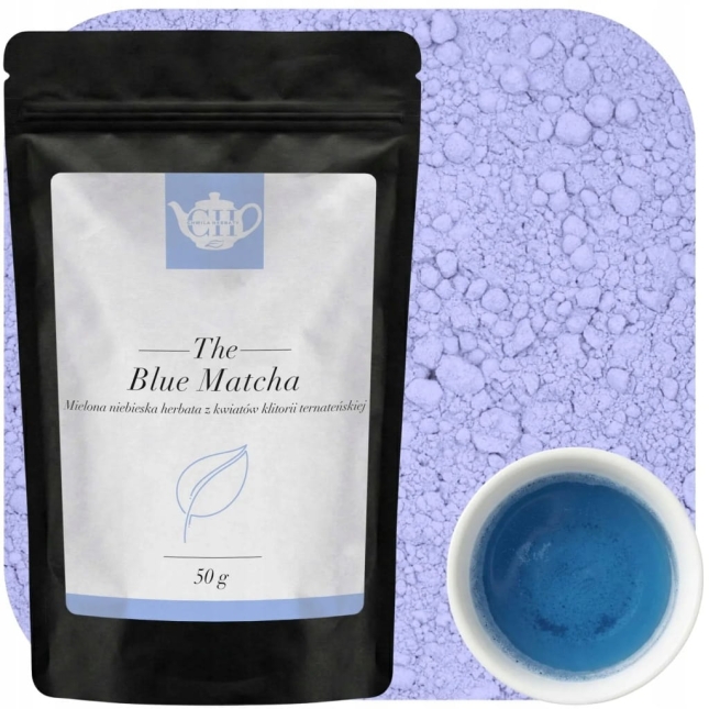 Sproszkowany kwiat klitorii ternateńskiej 50 g - Blue Matcha
