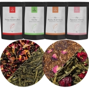 Zestaw Herbat Aromatyzowanych - 4x50g - Herbaty Liściaste