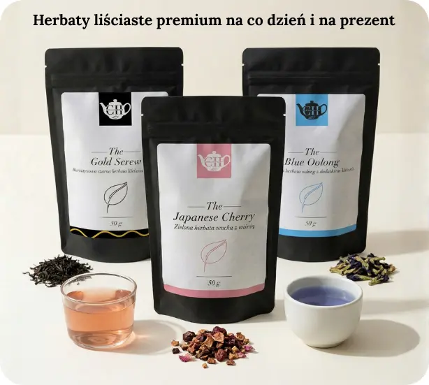 Herbaty liściaste premium na co dzień i na prezent